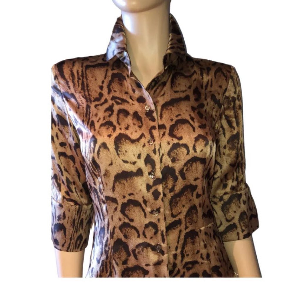 100% silk Les Copains top